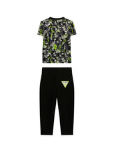 GUESS 1 USCITA Guess Coordinato Set Ls T-Shirt+Activ Bambino Multi - Multicolore MULTI